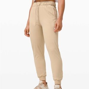 Lululemon stretch high rise joggers - sold out colour trench
